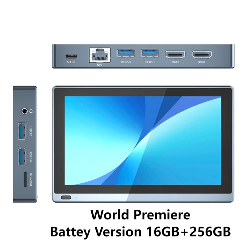 5.5'' Tablet Touch Screen Mini PC 16GB 256GB 512GB Desktop Industrial Computer