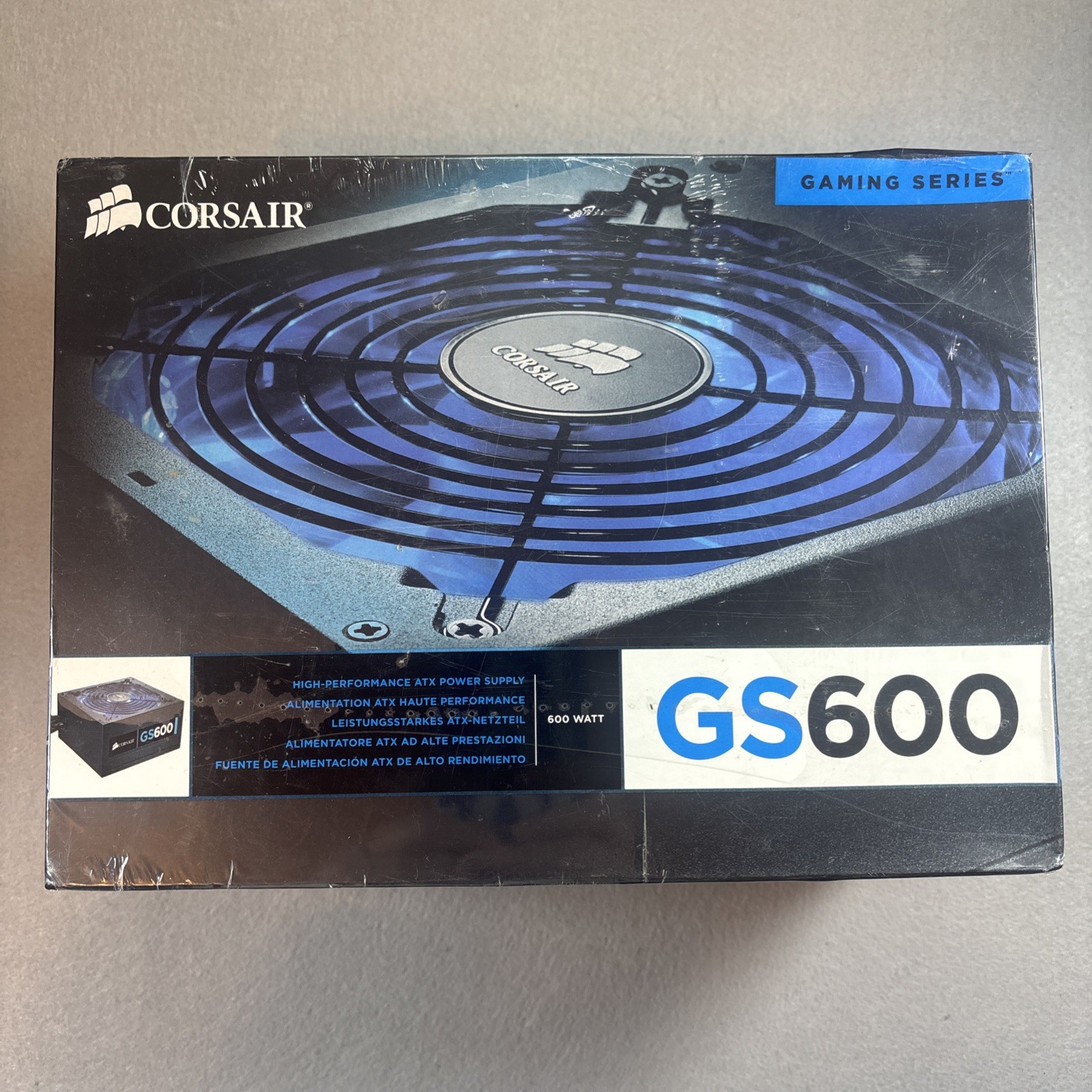 NEW IN SEALED BOX Corsair Gaming Series™ GS600 — 80 PLUS® Certified Power Supply