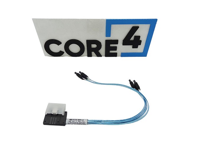 SUPERMICRO CBL-SAST-0813 Slimline SAS x8 (LE) to 4 SATA 16/16/26/26cm Cable