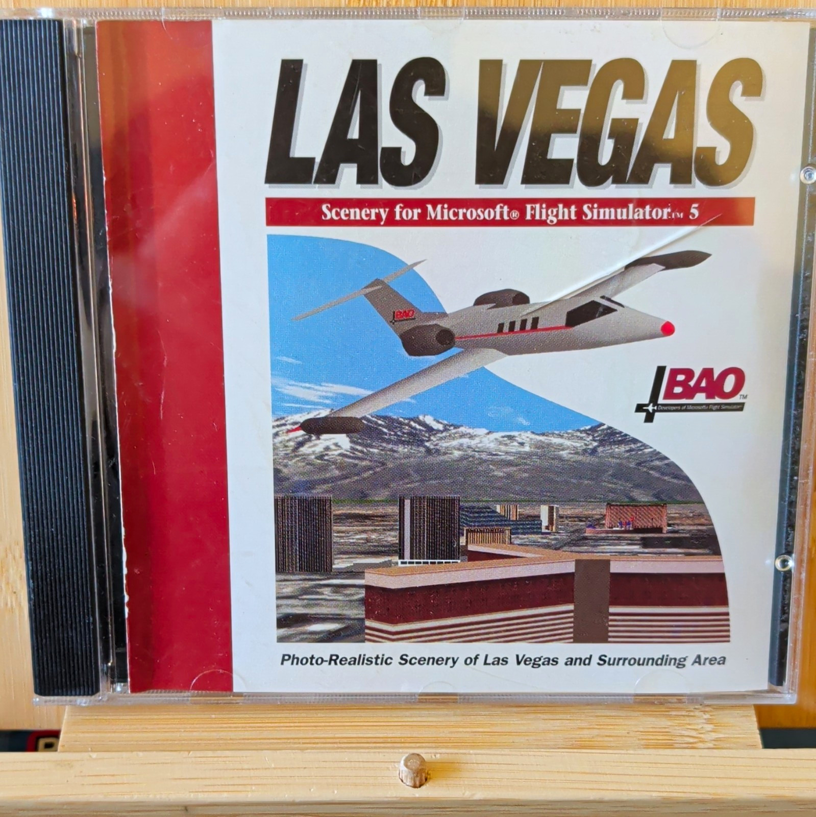 BAO Las Vegas Scenery Simulation CD-ROM for Microsoft Flight Simulator 5 English