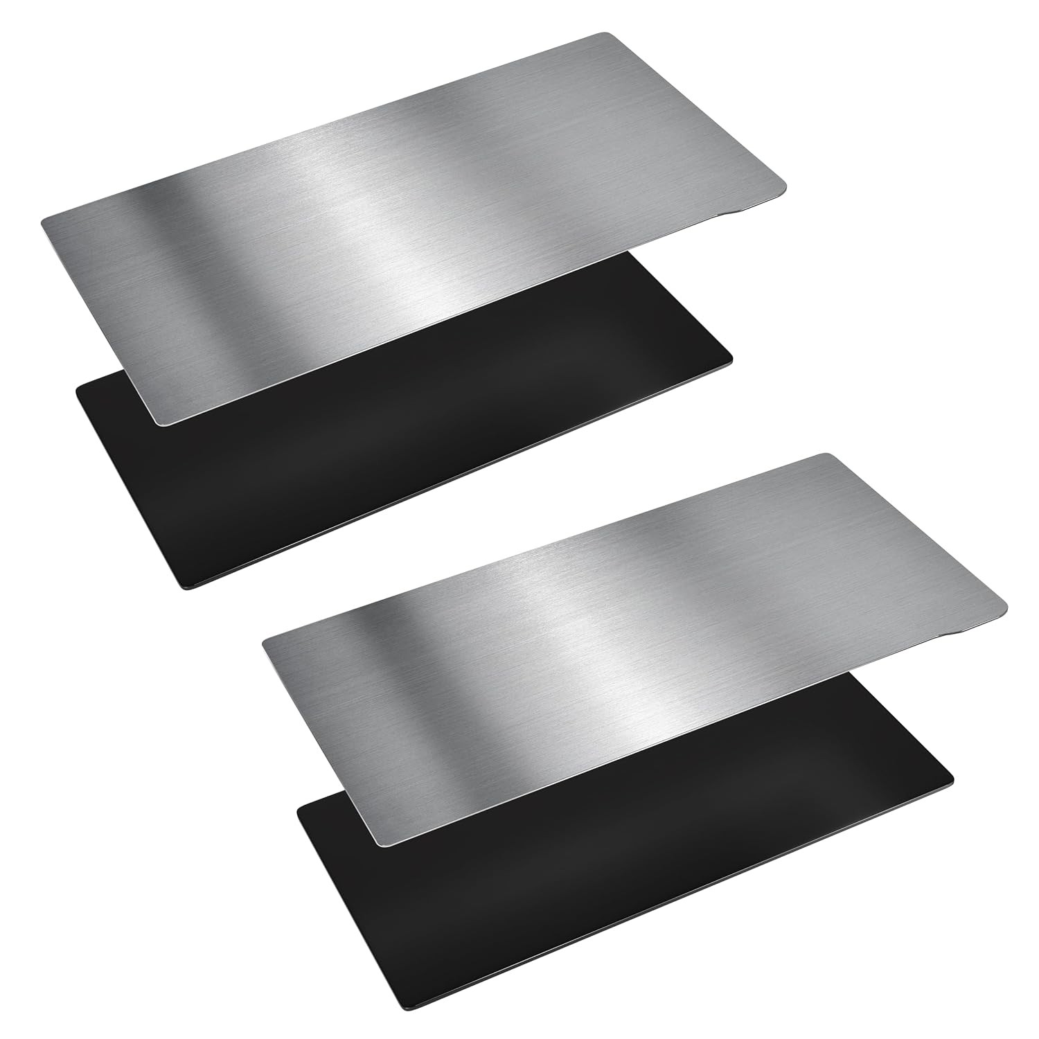 2PCS Resin 3D Printer Flex Build Plate, Spring Steel Flexible Plate Flex Bed and