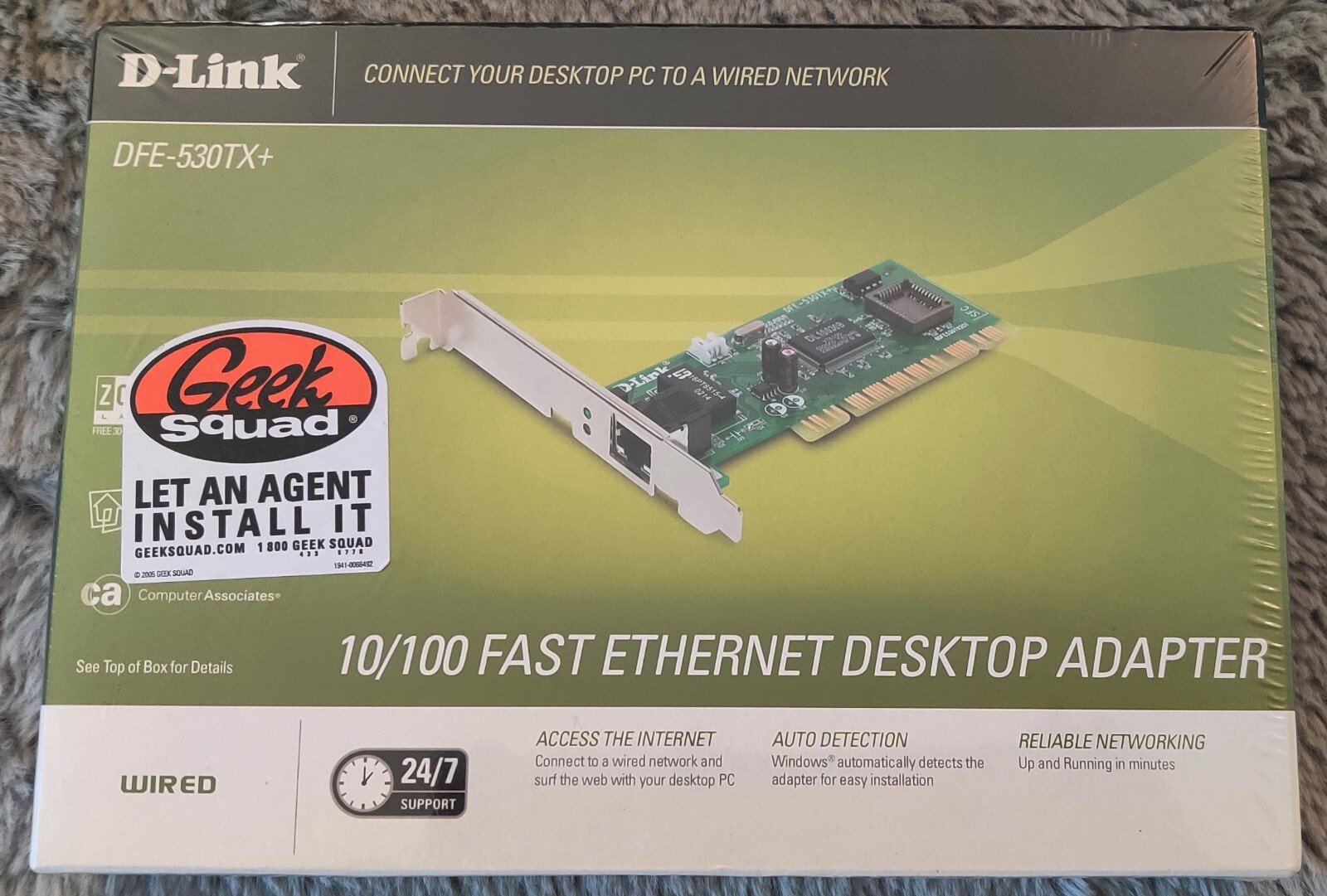 Brand New Inbox/Sealed D-Link DFE-530TX+ [10/100 Fast Ethernet, PCI Adapter]