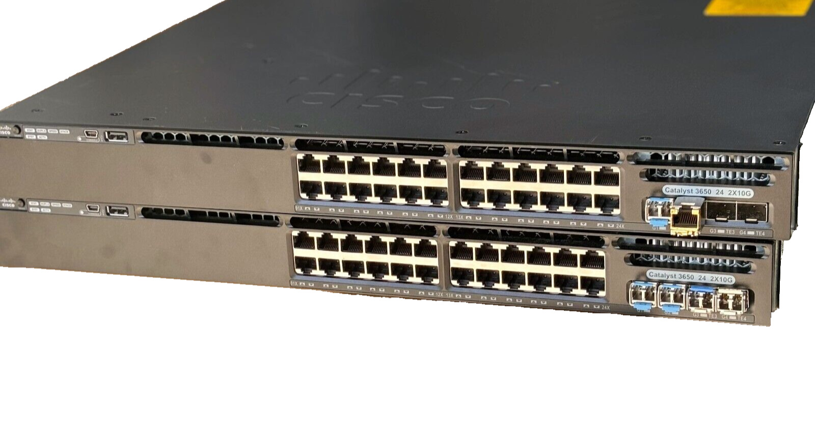 Cisco Catalyst WS-C3650-24TD-E   2x10G Uplink Ports Switch 