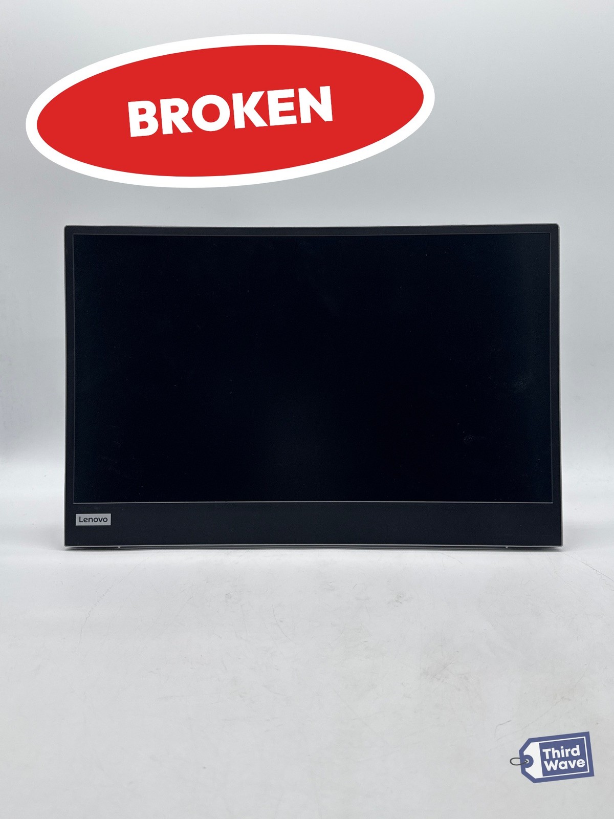 (BROKEN) Lenovo L15 Portable Monitor 15.6in FHD IPS 60Hz USB-C Grey Black