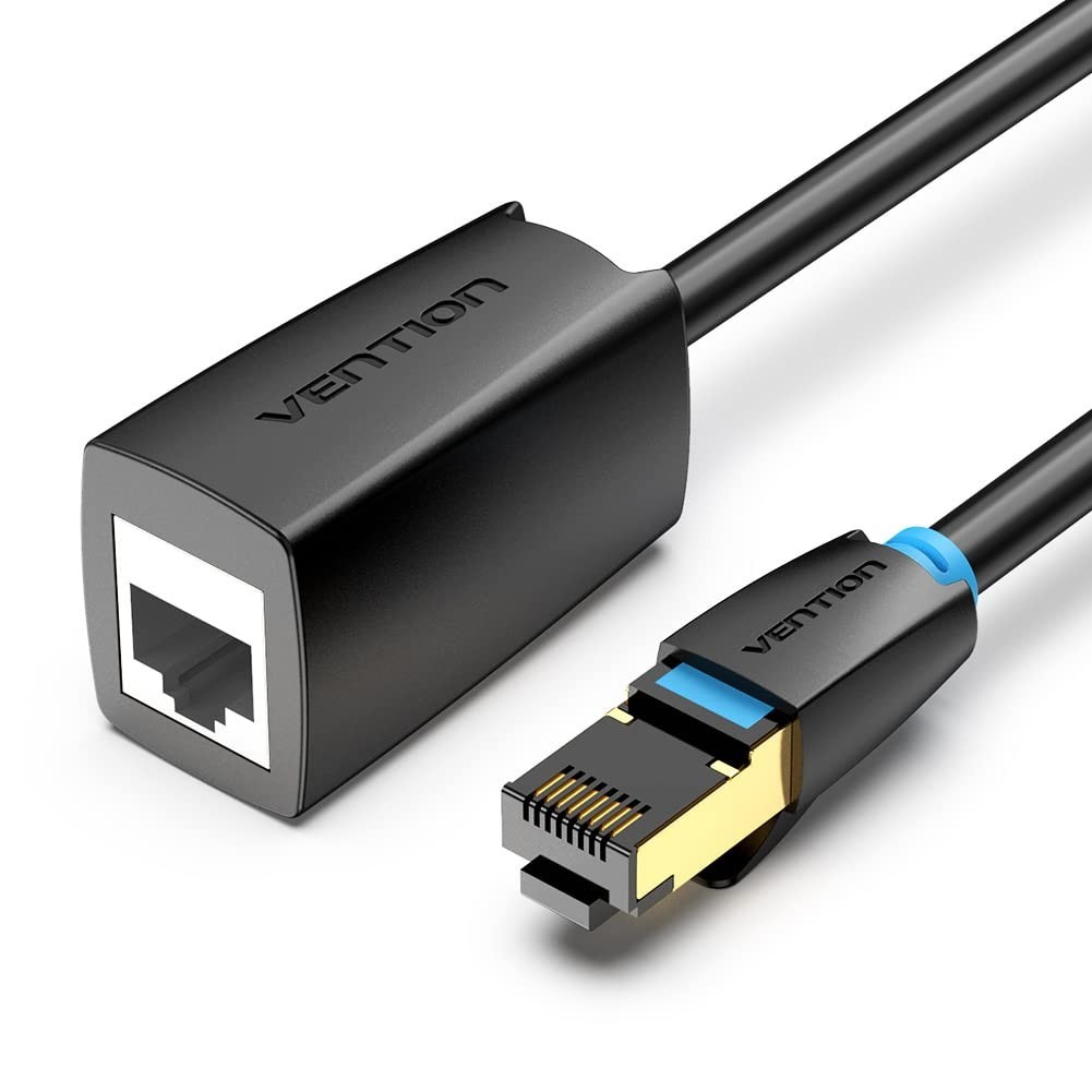 VENTION Cat 8 Ethernet Extension Cable 10FT 40Gbps LAN Cable Extender Cat8 FT...