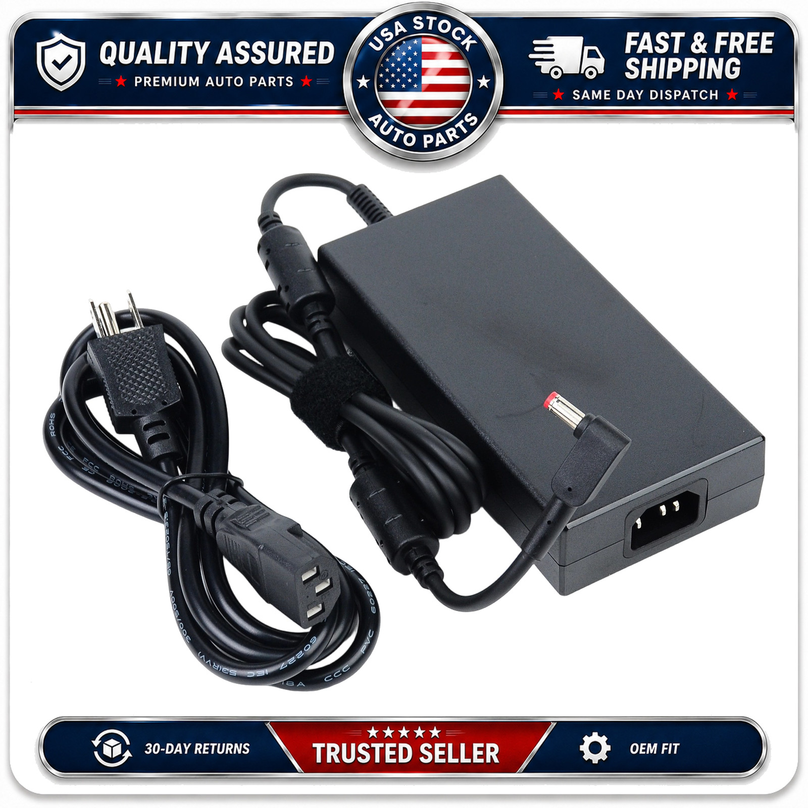 New 5.5x1.7mm 230W AC Adapter for Acer Predator Helios 300 PH315-53 PH315-54