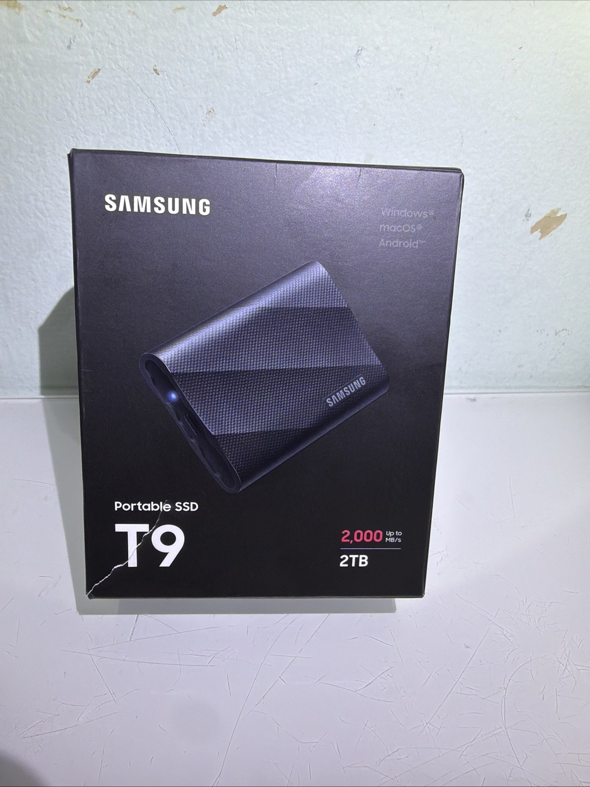 Samsung T9 Portable 2TB 2000MB/s SSD - Black OPEN BOX