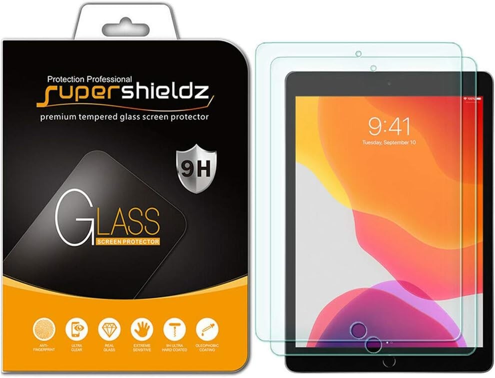 2 Pack Anti Glare Screen Protector for iPad 10.2 inch, Anti Scratch, Bubble Free