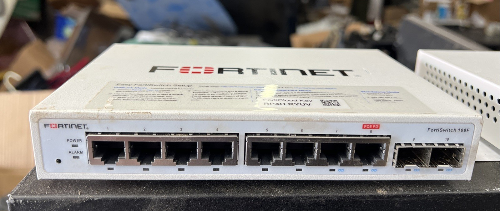 Fortinet FortiSwitch FS-108F 8 Ports Switch *No AC Adapter*