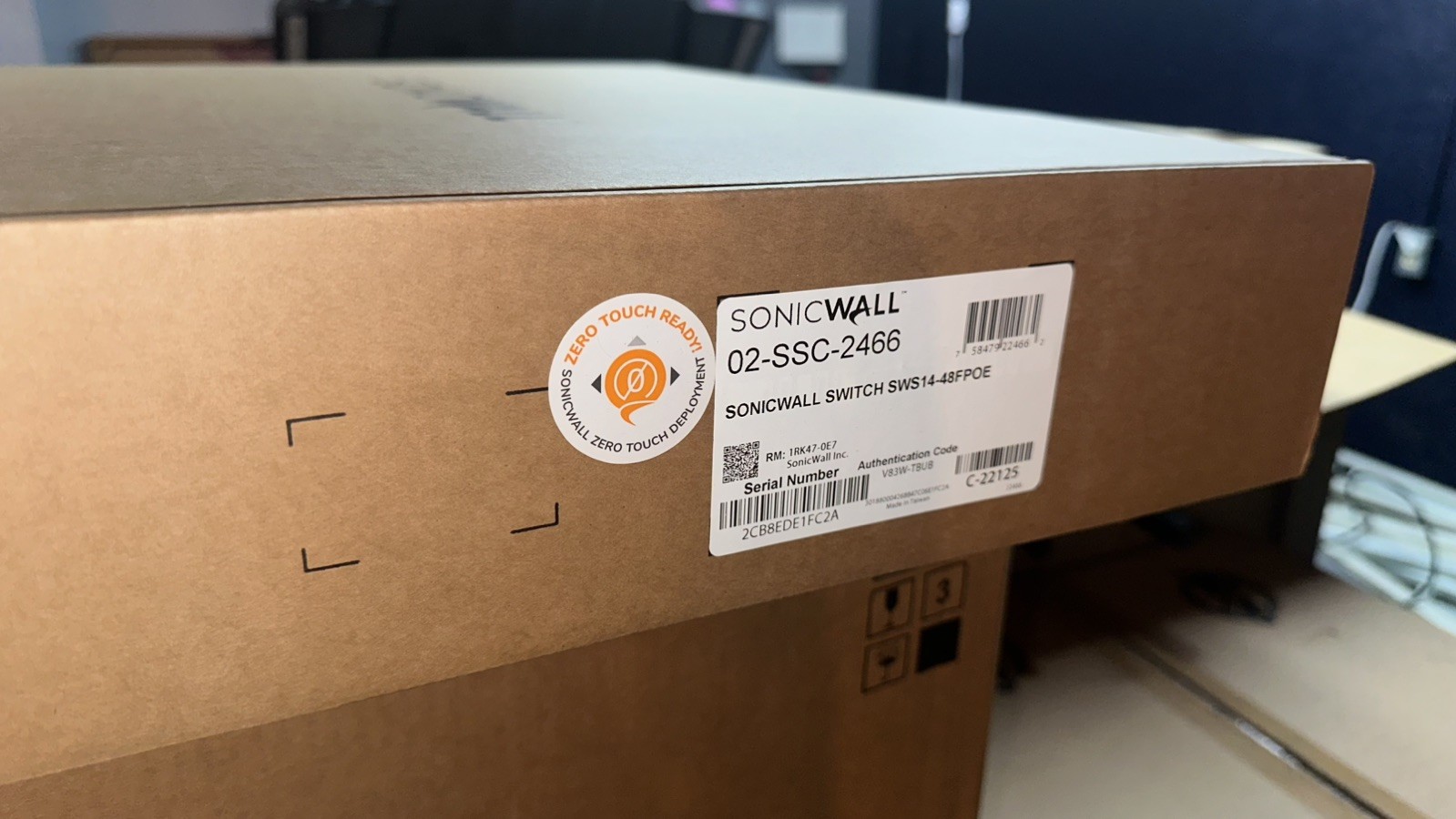 SonicWall (02-SSC-2466) SWS 14-48FPOE 48-Port Managed Network Switch NEW Sealed