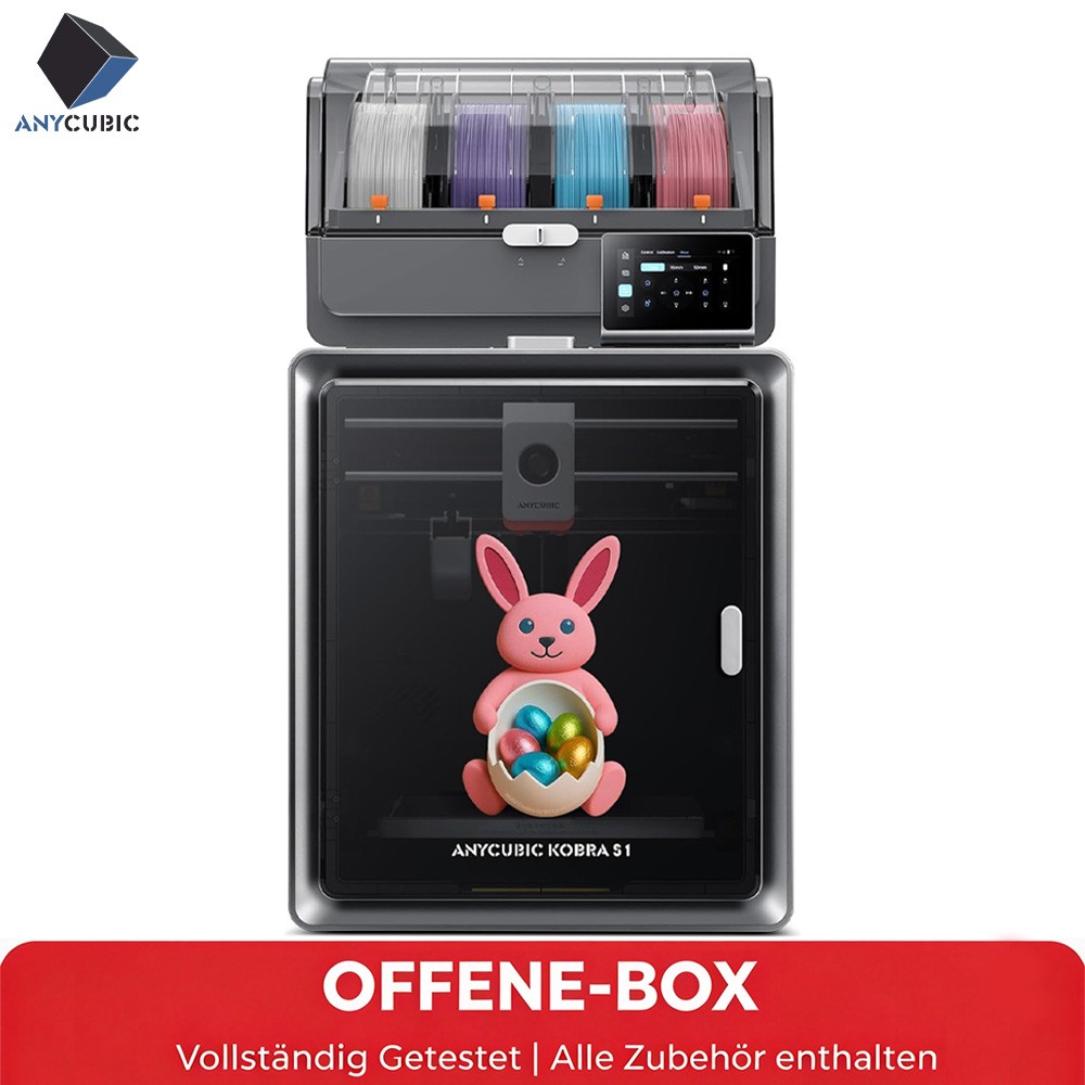 🔥Open Box🔥ANYCUBIC Genuine Kobra S1 FDM 3D Printer with ACE 2 PRO, Unused