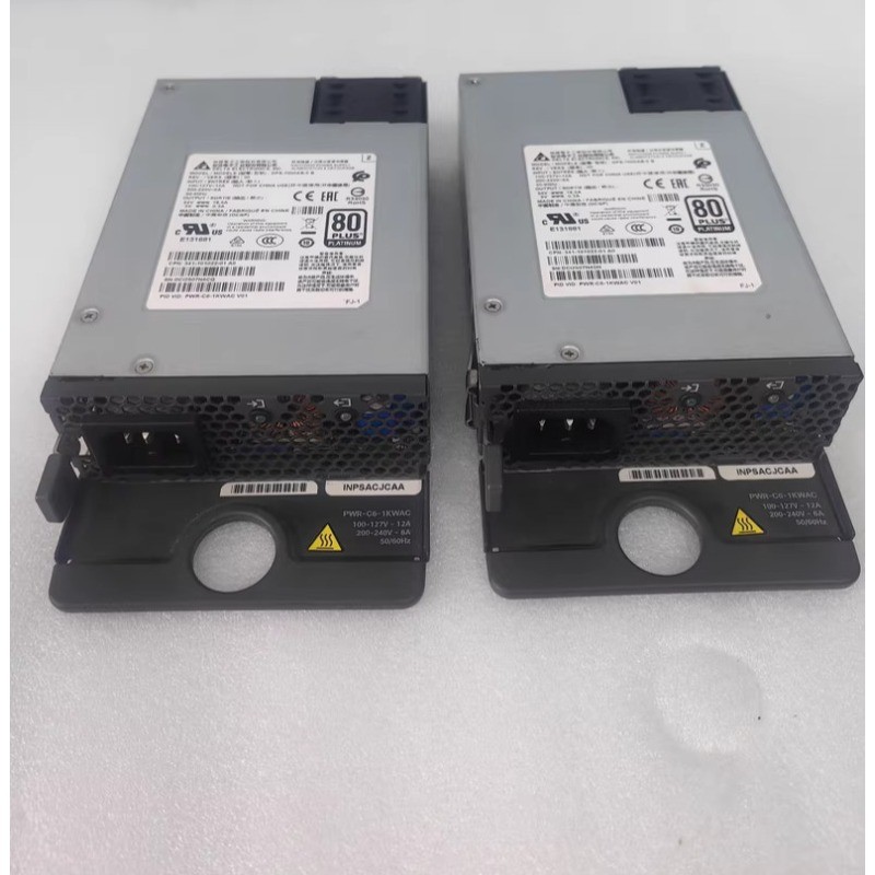 1pcs Used Cisco PWR -C6-1KWAC 341-101022-01 Power Supply