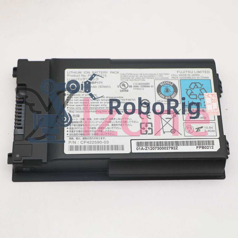 1x for FPCBP215 FPCBP200 FMVNBP171 battery 10.8V 5800mAh