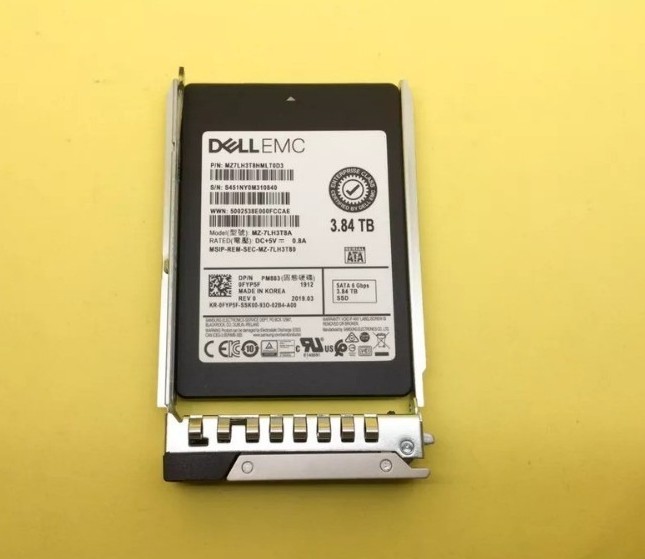 MZ-7LH3T8A FYP5F 0FYP5F Dell EMC 3.84TB SATA 6Gb/s RI TLC 2.5'' SSD G14 15
