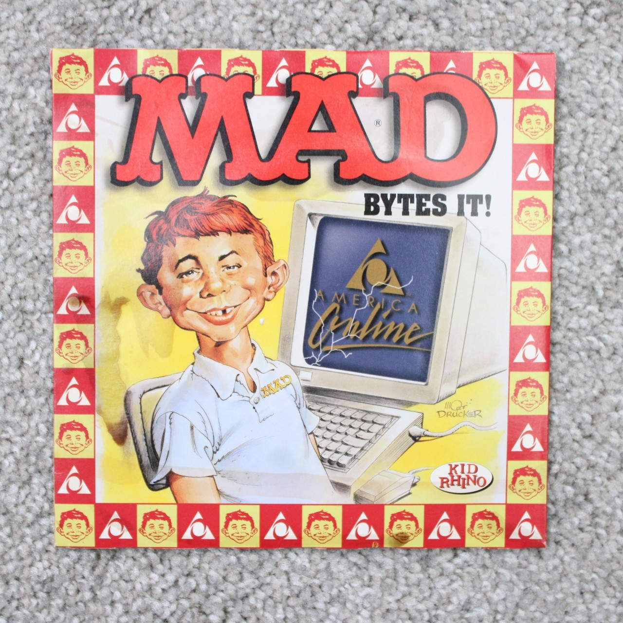 VTG Mad AOL / PROMO CD-ROM SEALED MAD BYTES IT Promotional CD 1996 Disc