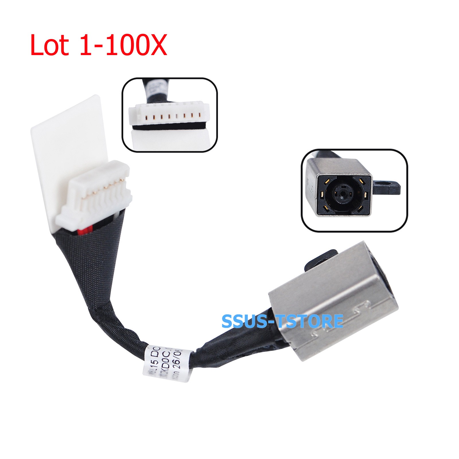 Lot DC Power Jack Socket Charging Port Cable For Dell Latitude 3410 E3410 7DM5H