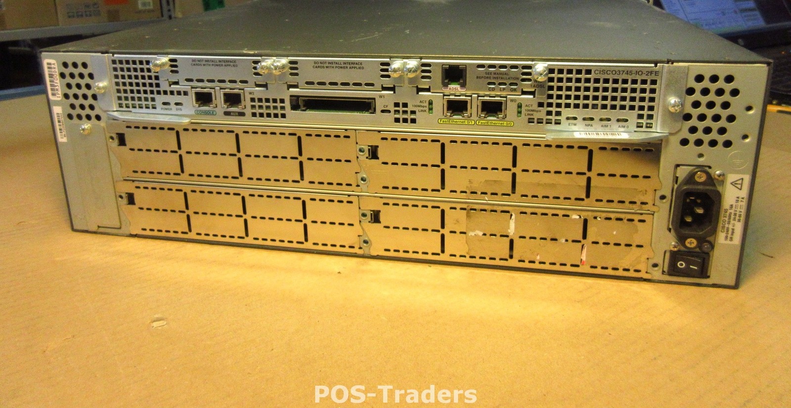 CISCO Systems 3745 Multi Service Router INCL: 3745-IO-2FE MODULE