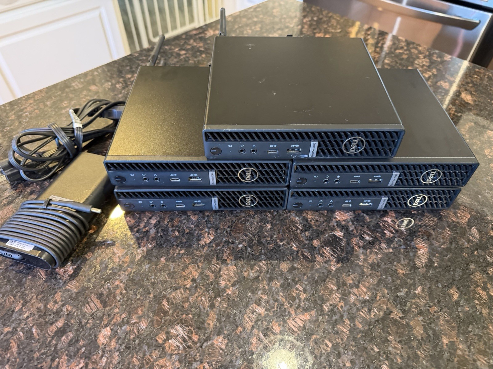 LOT OF 5 DELL OPTIPLEX MICRO 7080 INTEL CORE i5-10500T 8GB DDR4 512GB WIN 11