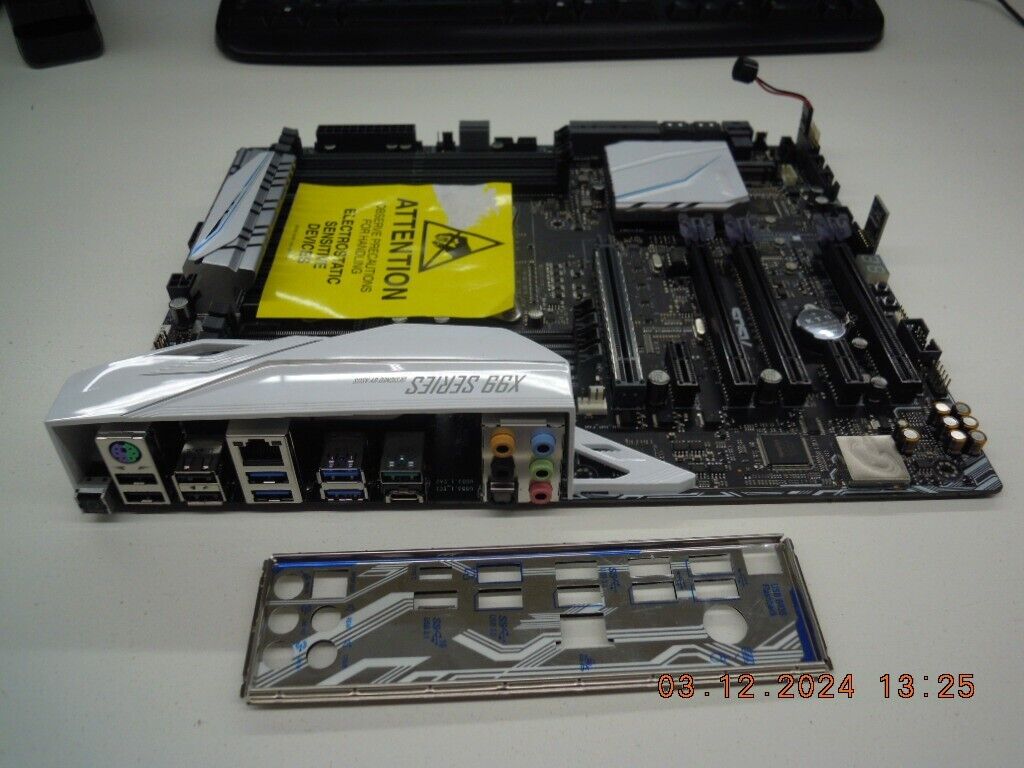 Asus X99-A II ATX Motherboard LGA 2011-V3 DDR4 M.2 USB3 + I/O Shield Latest BIOS