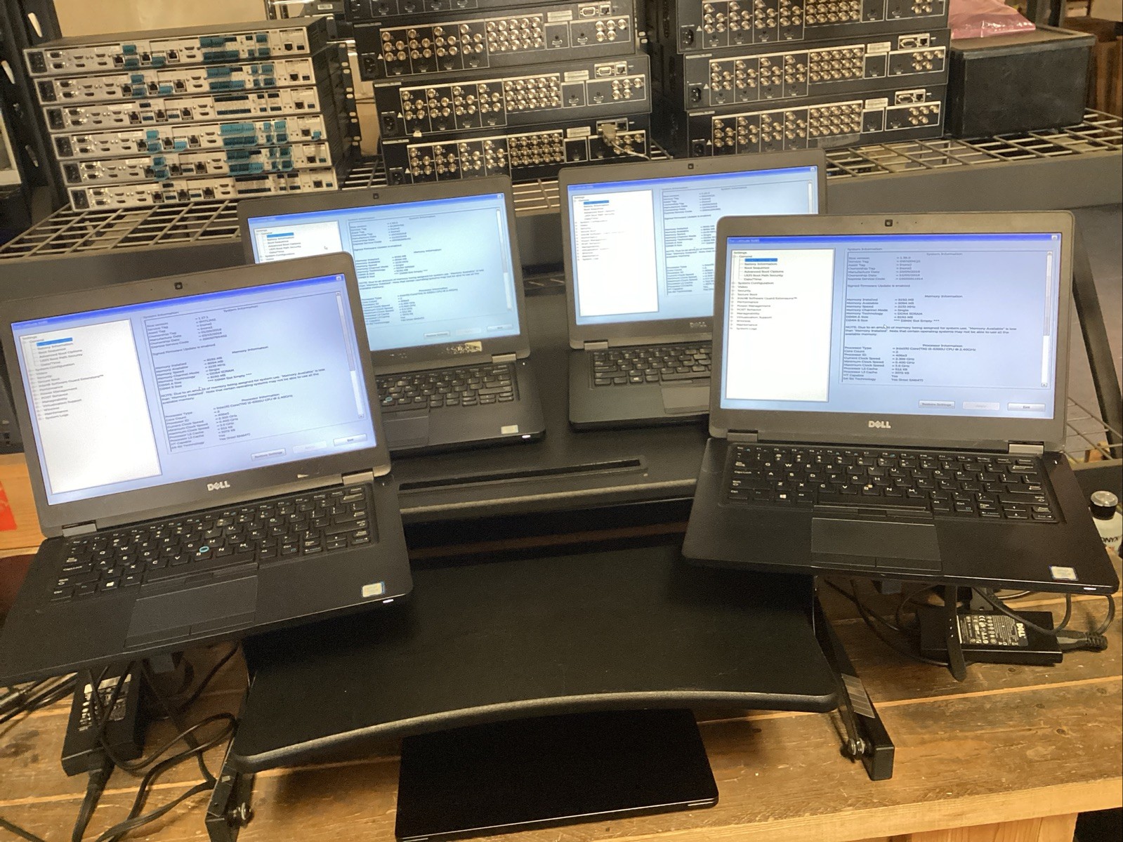 Lot 4 Dell Latitude 5480 i5-6300U@2.40GHz | 8GB RAM | No SSD/OS/CHARGER 1-256HDD
