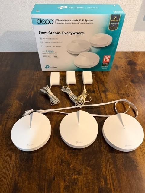 TP-LINK Deco M5 AC1300 Mesh Wireless Router, Complete with Box