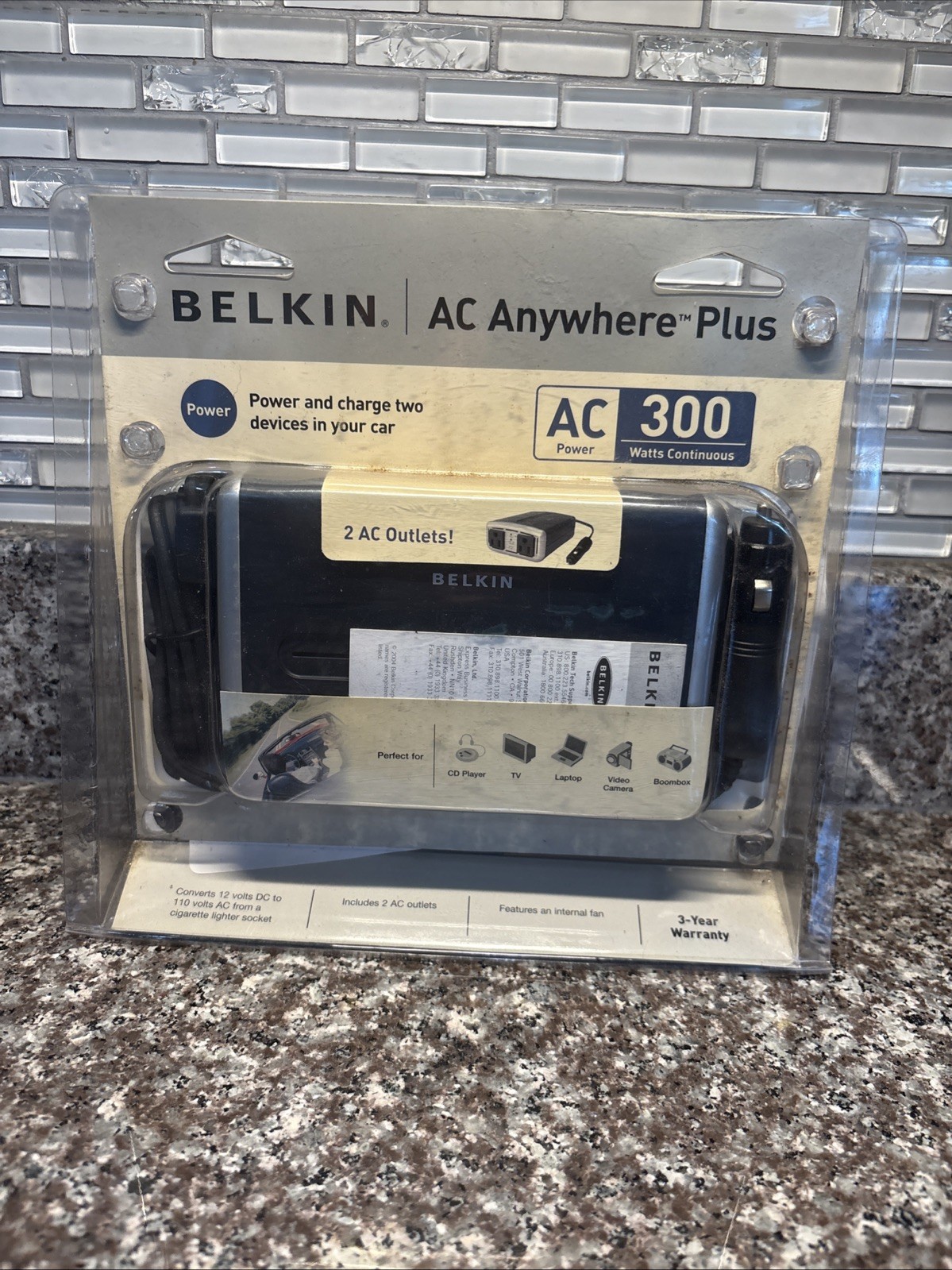 Belkin F5C400-300W AC Anywhere DC/AC Portable Power Converter
