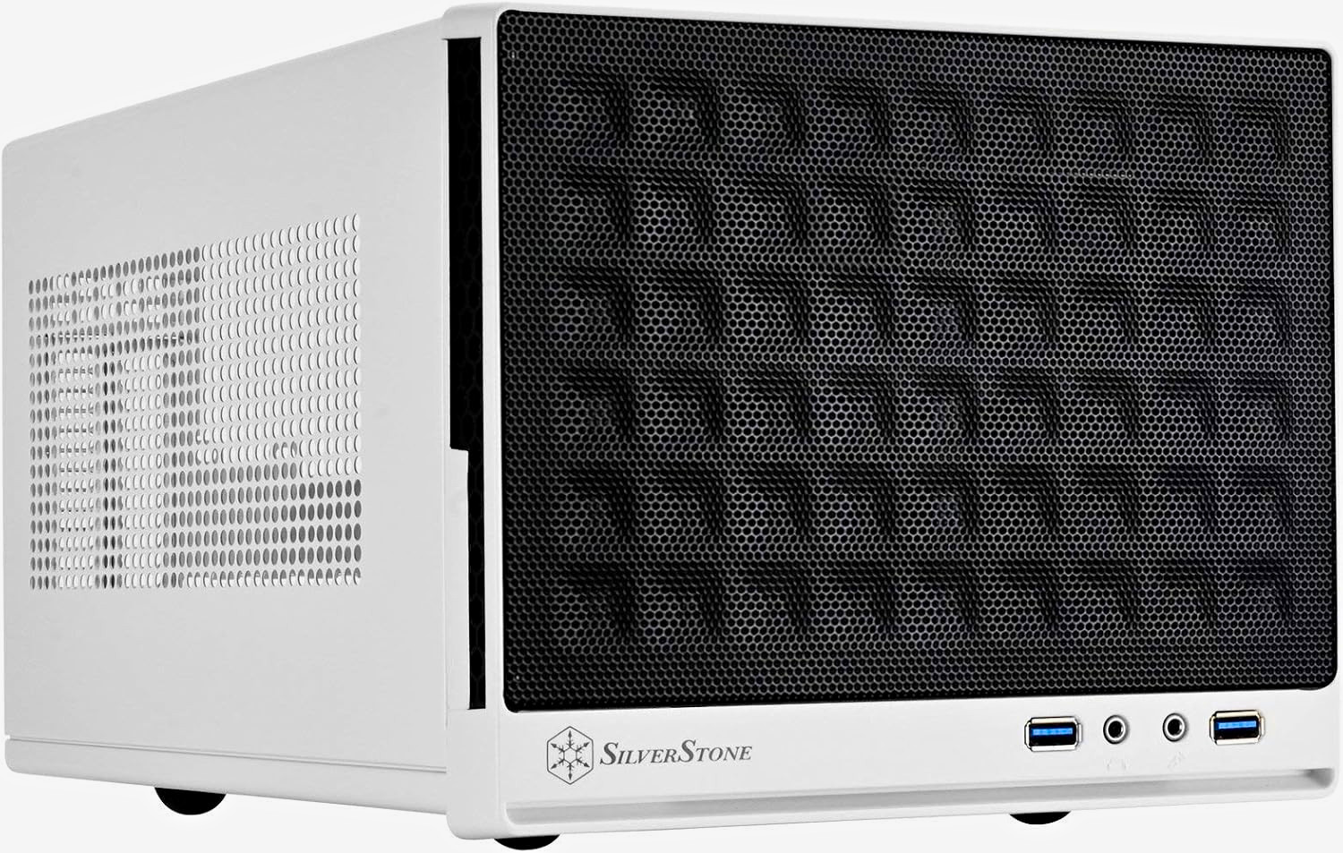 SilverStone SUGO SG13 Mini-ITX Small Form Factor Case Steel White