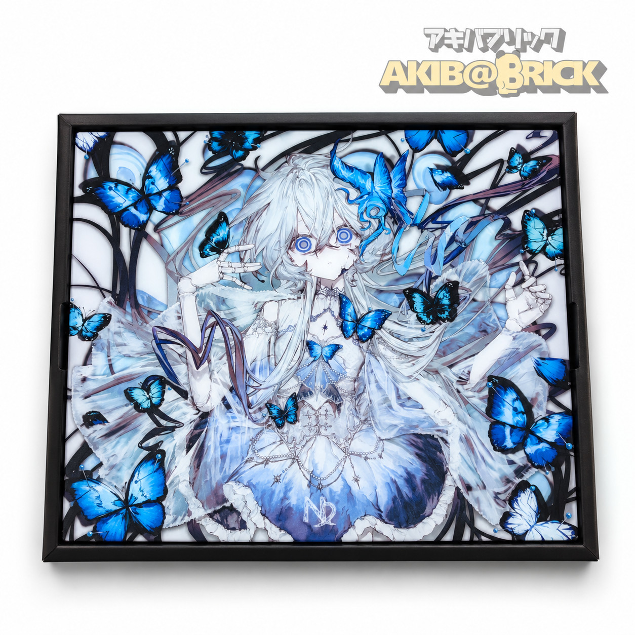 Nemvira Doll Speed Gaming Glass Mouse Pad w/ Box Used Japan