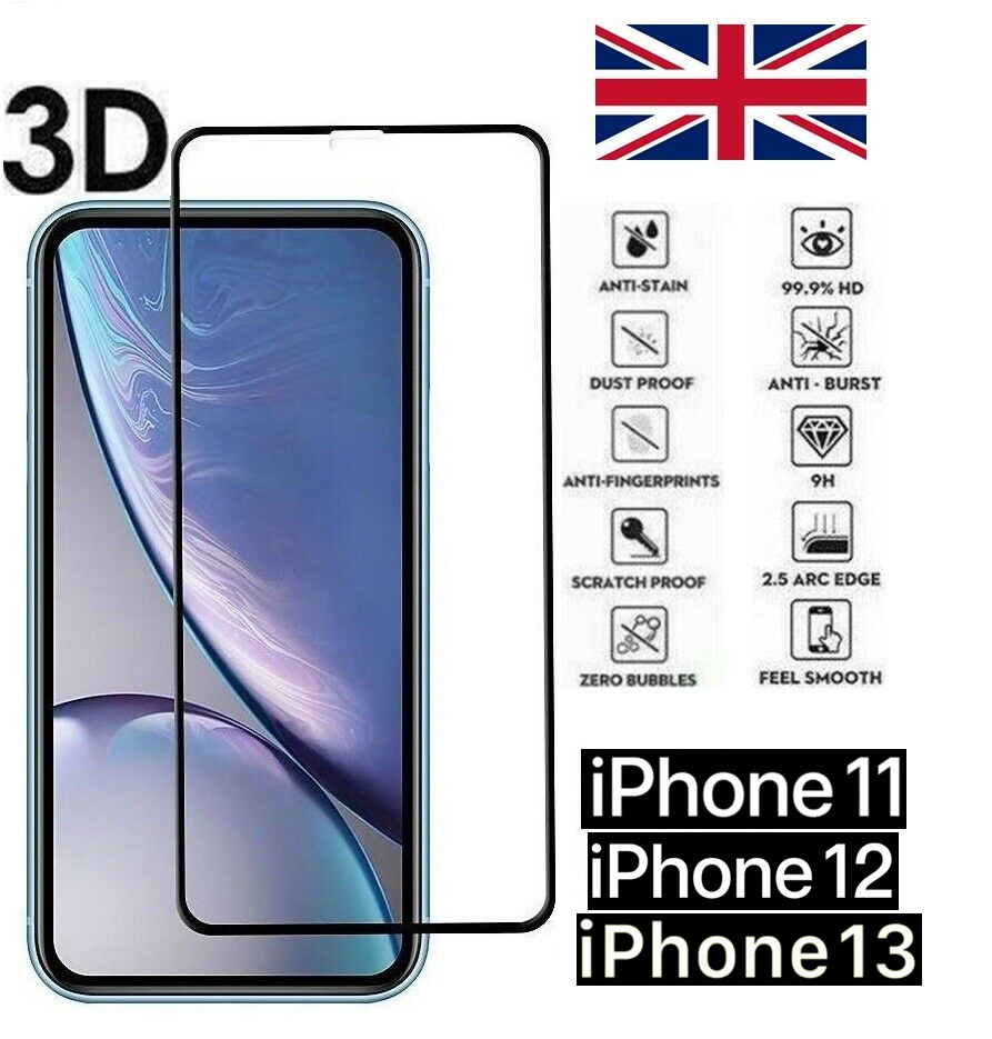 For iPhone 13 12 Pro 11 Pro Max Mini Screen Protector 3D TEMPERED GLASS