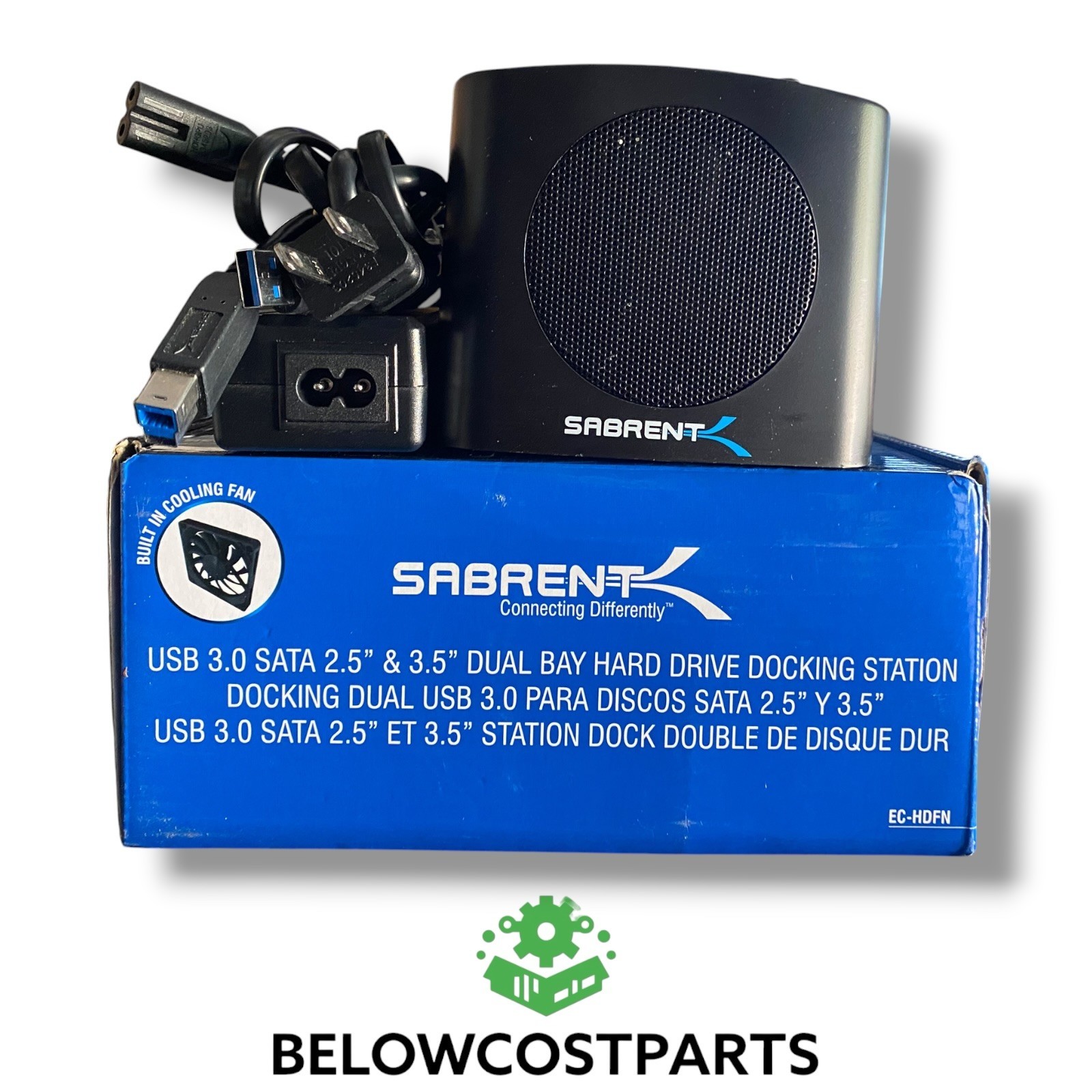 💻 Sabrent EC-HDFN USB 3.0 Dual Bay SATA 2.5"/3.5" HDD Docking Station ⚙️