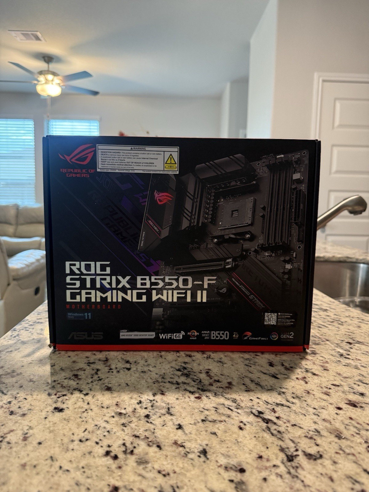 ASUS ROG Strix B550-F Gaming WiFi II AMD Ryzen Motherboard