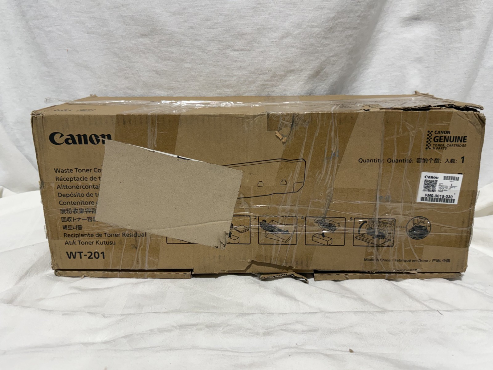 OEM Canon WT-201 Waste Toner Container FM0-0015-030 imageRUNNER C255 C350 C356 N