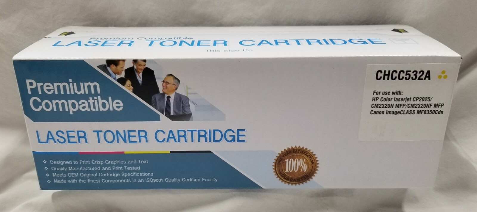 NEW PREMIUM COMPATIBLE Laser Toner Cartridge Yellow CHCC532A For HP LaserJet