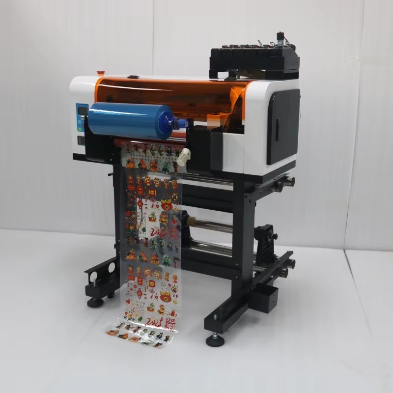 A3+ Automatic Dual XP600 UV Crystal Label Printer White Ink Mixing 