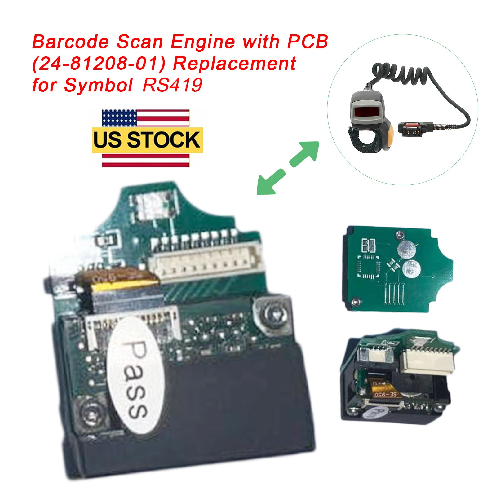 Barcode Scanner Scan Engine For ZEBRA SYMBOL RS409 RS419 RS4000 (24-81208-01)