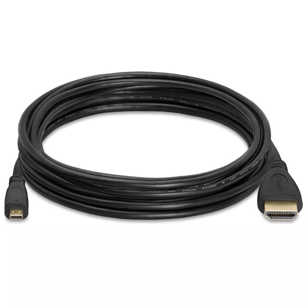 Micro HDMI A/V HD TV Video Cable Cord for Nextbook 10.1" NXW10QC32G Tablet