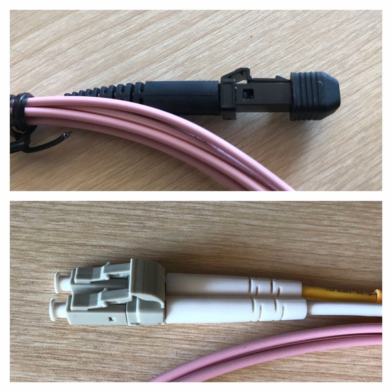 mss fibre Patch Lead Cable, MTRJ to LC, DX 62.5/125 LSZH Duplex, Multimode