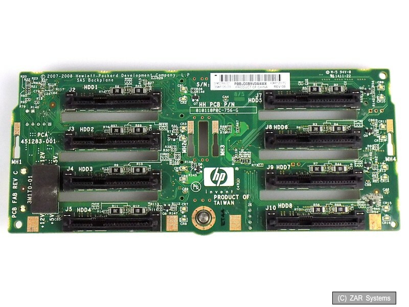 HP 507690-001 451283-00B 451283-002 Replacement Part SFF SAS Backplane for ProLiant