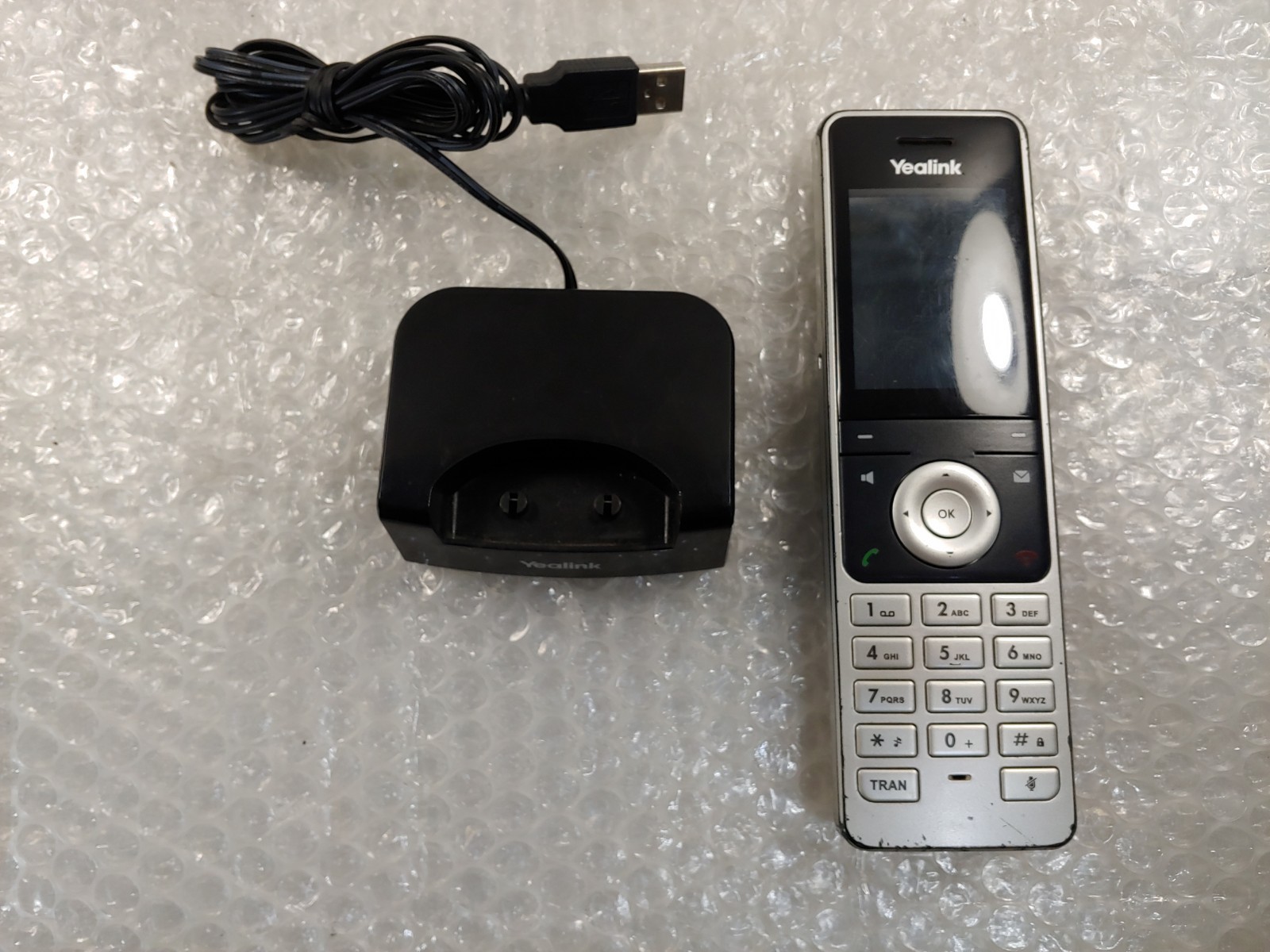 Yealink W56H Cordless IP DECT Add-On Phone with Charger (NO AC ADAPTER)