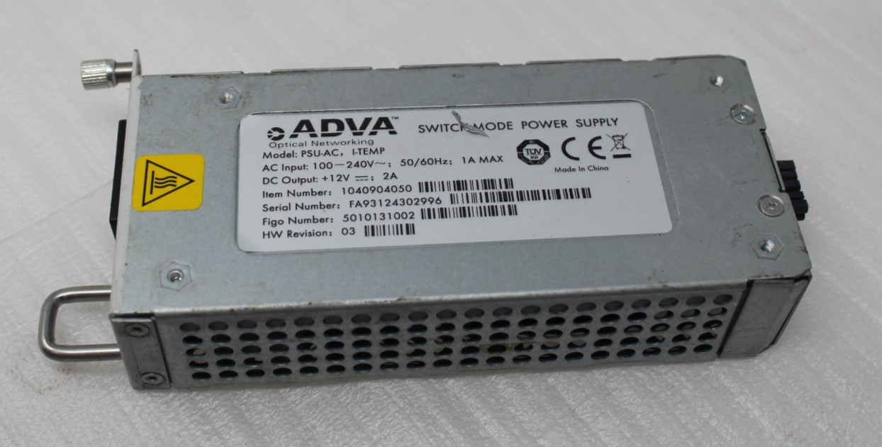 ADVA Optical Networking PSU-AC Switch-Mode Power Supply 12V 2A OEM
