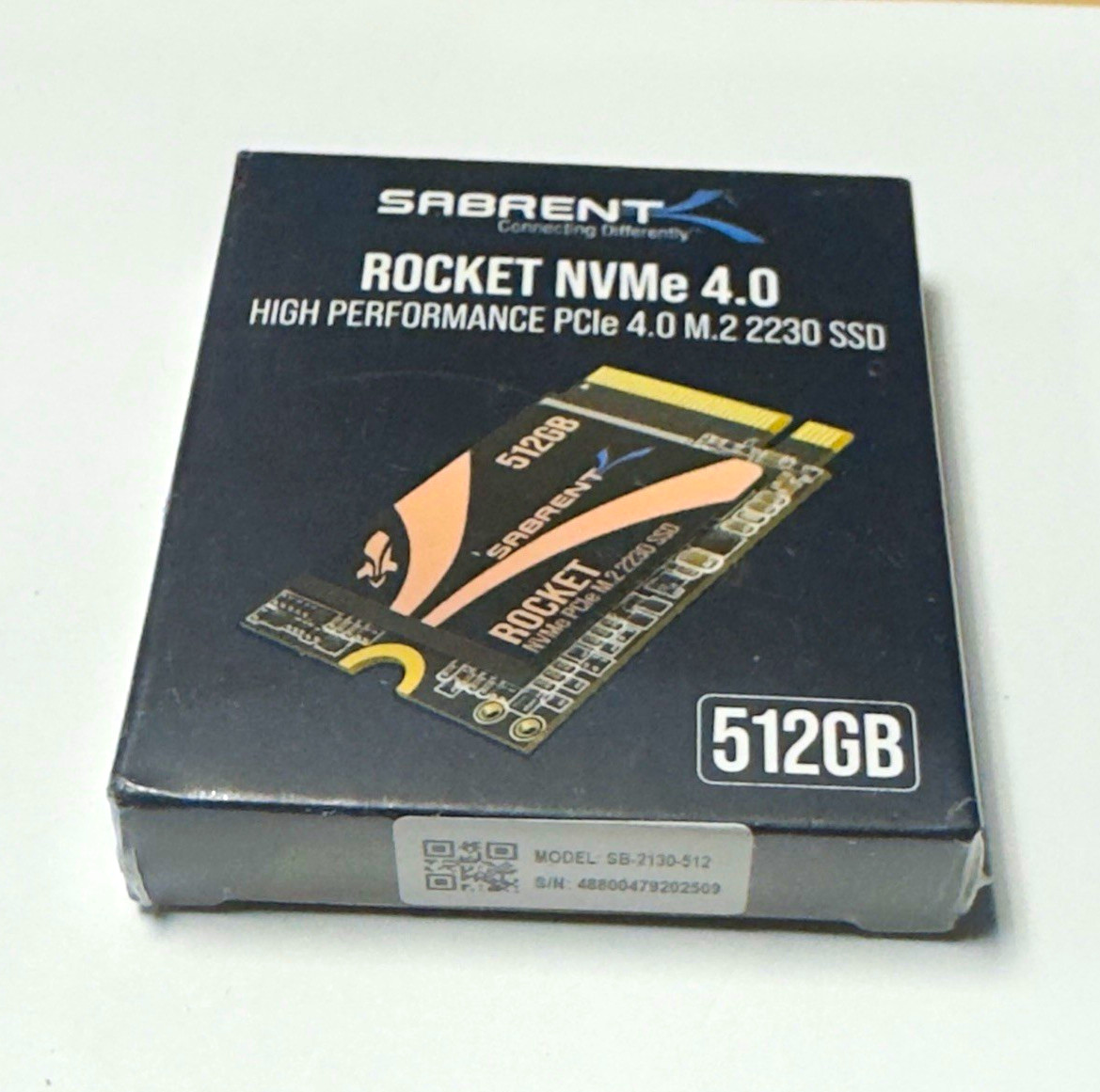 SABRENT Rocket 512GB NVMe PCIe 4.0 M.2 2230 Internal SSD SB-2130-512