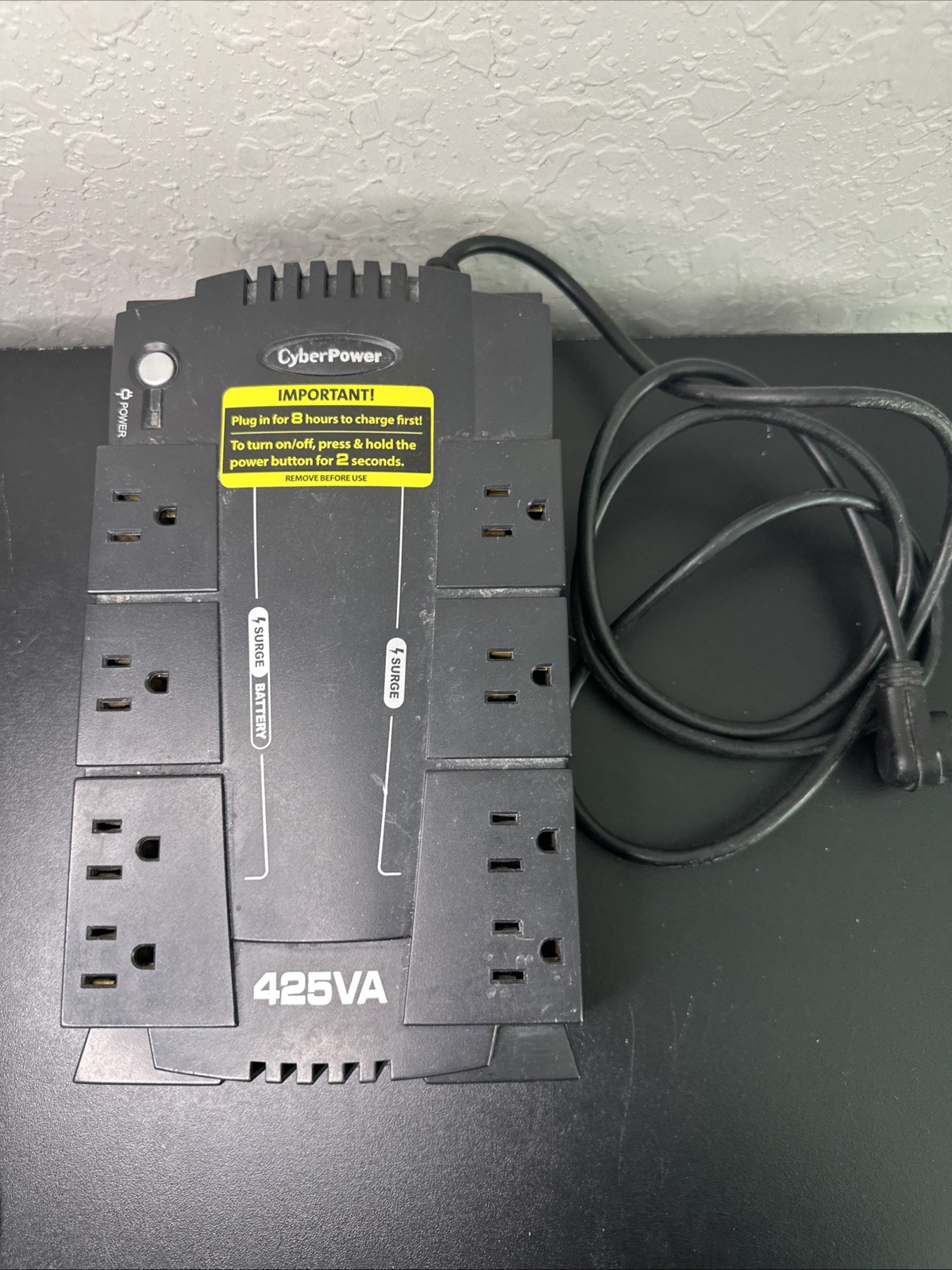 CyberPower Uninterruptible Power Supply 425VA 8 Outlets NO BATTERY