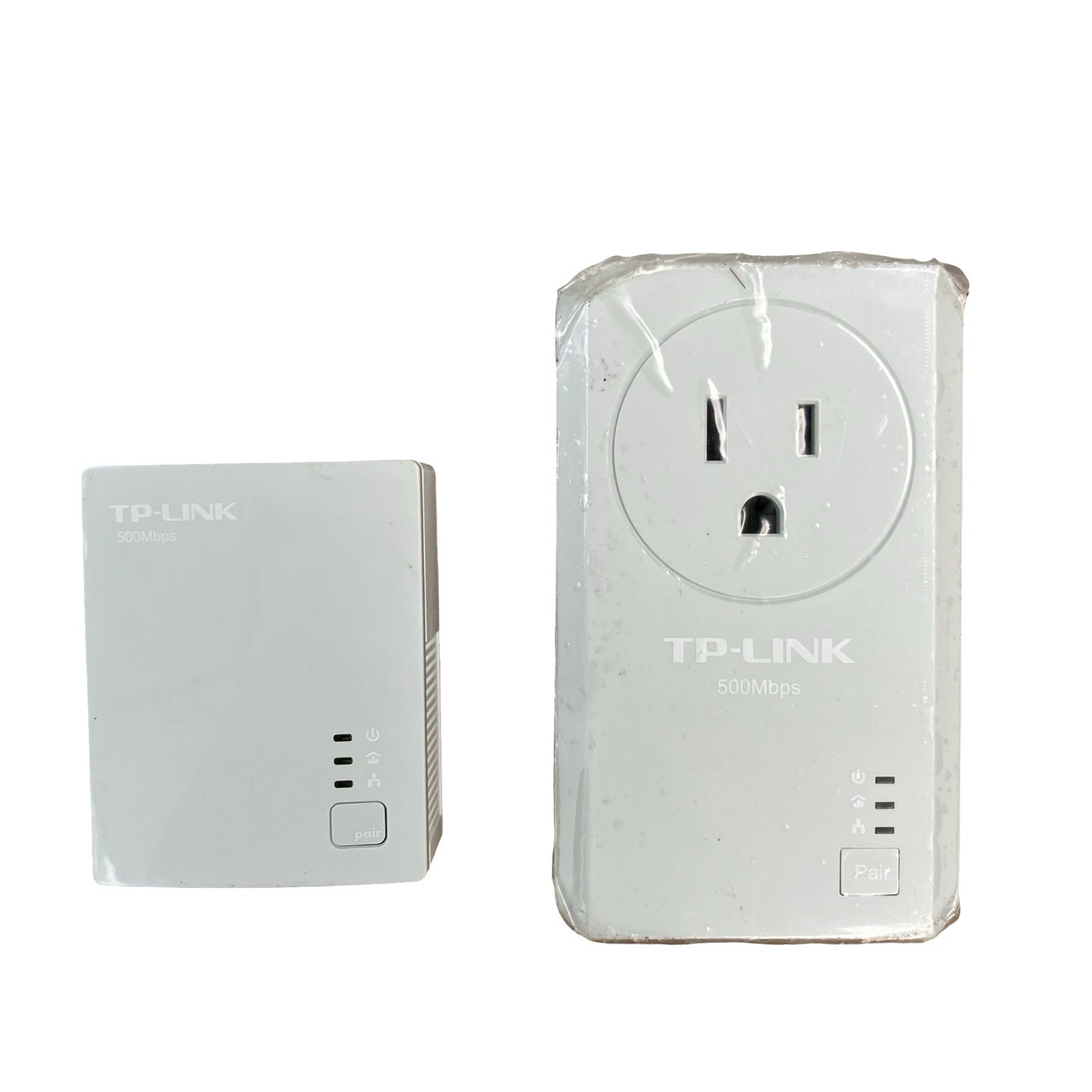 TP Link AV500 Powerline Adapter TL-PA4020P 2-Port Passthrough & TL-PA4010 White
