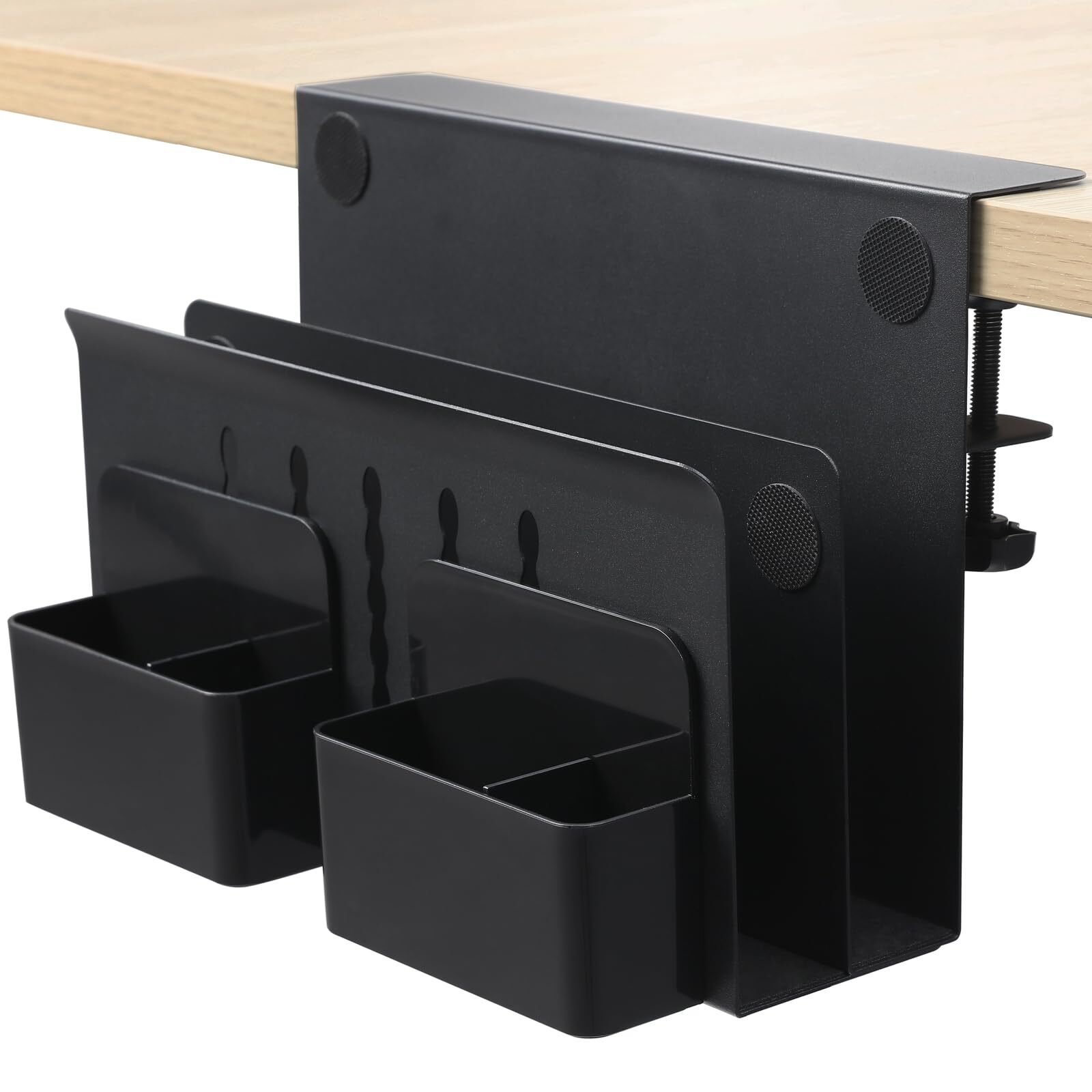 Desk Side Storage, Under Desk Laptop Mount, Table Side Hanging File Organizer