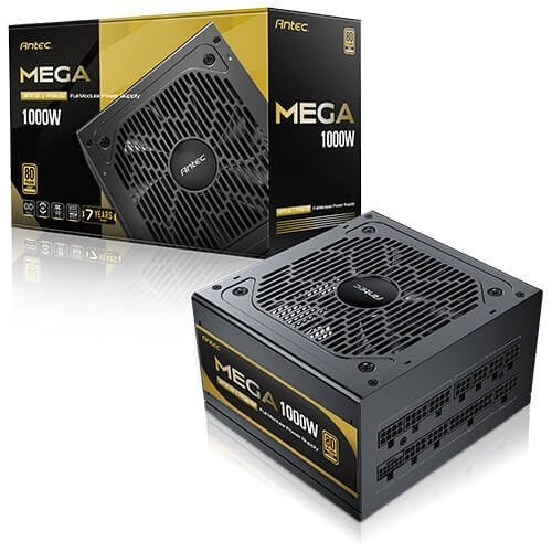 Antec MEGA 1000W Gold ATX 3.1 Fully Modular Power Supply PCIe 5.1 12V-2x6 PSU