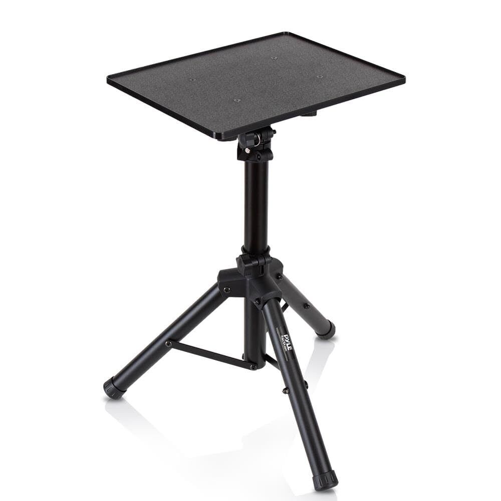 PYLE-PRO Universal Laptop Projector Tripod Stand - Computer, Book, DJ Equipme...