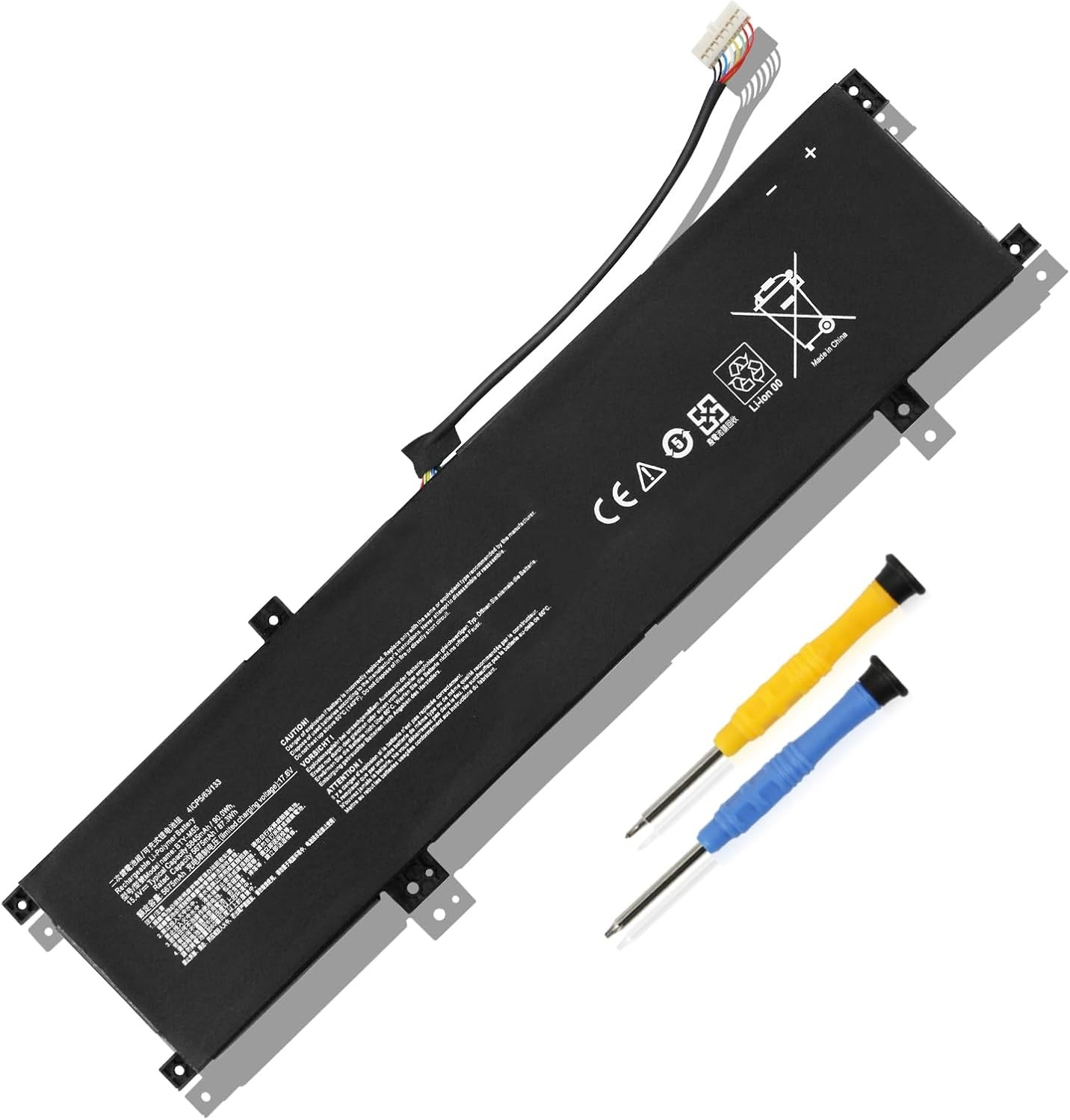 90Wh BTY M55 Laptop Battery for MSI Alpha 15 A3DDK A4DEK B5EX 17 B5EEK Katana