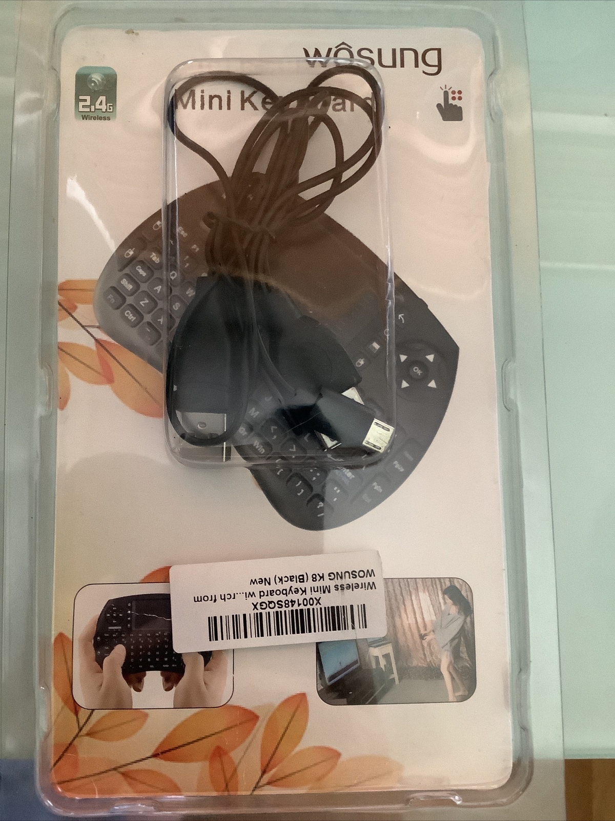 Mini Wireless 2.4G Keyboard for TV PC for Android By Wosung K8 New