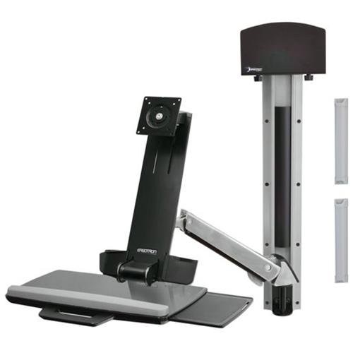 Ergotron 45266026 StyleView Sit-Stand Combo Arm 24" Monitor