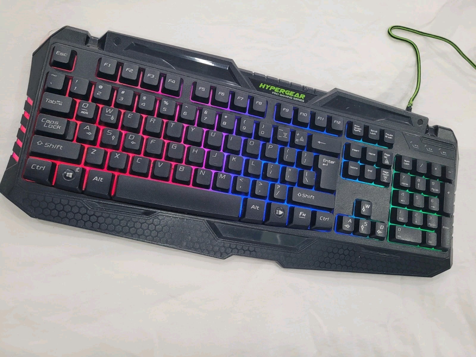 HyperGear Pro Gaming Series Gaming Keyboard With RGB Back Lit Keys